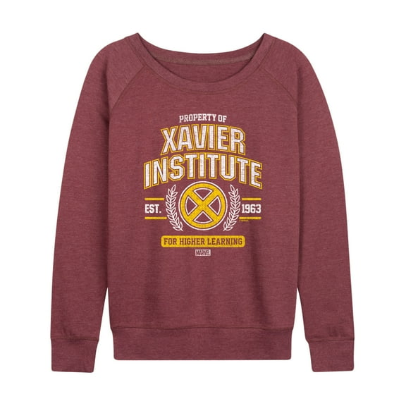 Marvel X-Men - Property Of Xavier Institute - Women's French Terry Pullover Sweatshirt