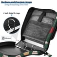 thumbnail image 4 of FORMRS Zipper Binder with Shoulder Strap 2-inch Ring 500 Sheet Capacity File Bag, Christmas Santa Hats, 4 of 5