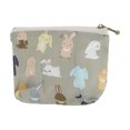thumbnail image 4 of Unique Bargains 1 Pc Coin Purse Wallet Portable Zipper Bunny Coin Purse Pouch Large Multicolor, 4 of 5