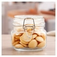 thumbnail image 2 of Transparent  Glass Snap Storage Jar Household Kitchen Sealed Jar Grain Storage Box Tea Tin Multi-purpose Containe, 2 of 3