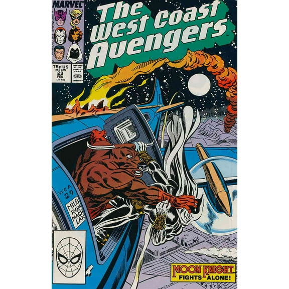 West Coast Avengers #29 VF ; Marvel Comic Book