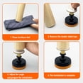 thumbnail image 3 of Nivelador De Patas, Rosca Ajustable Fácil De Instalar Base Ancha Versátil Reduce La Vibración Pies Niveladores Flexibles Y Resistentes Con Tornillos Para Muebles, 3 of 7