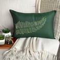 thumbnail image 4 of Decorative&nbsp;Toss Pillows, Decorative Pillow Covers 12x14 inch (30x35 cm) Green, Silk Rectangular Pillow Covers, Handmade Pillow Covers - Green Tea, 4 of 11