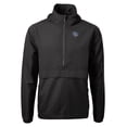 thumbnail image 2 of Men's Cutter & Buck  Black Lehigh Valley IronPigs  Charter Eco Recycled Half-Zip Anorak Jacket, 2 of 3