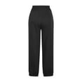 thumbnail image 6 of gakvbuo Baggy Sweatpants For Women With Pockets Drawstring Cuffed Ankle Pants Yoga Pants Leggings For Cycling Running Joggers Pants Workout Athletic Tapered Pants, 6 of 7
