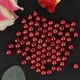 thumbnail image 3 of DIY Piedras Granos Sueltos para Elaboración de Joyería Bisutería Accesorios Rojo oscuro, 3 of 8