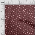thumbnail image 1 of oneOone Cotton Cambric Maroon Fabric Florals Craft Projects Decor Fabric Printed By The Yard 42 Inch Wide, 1 of 4