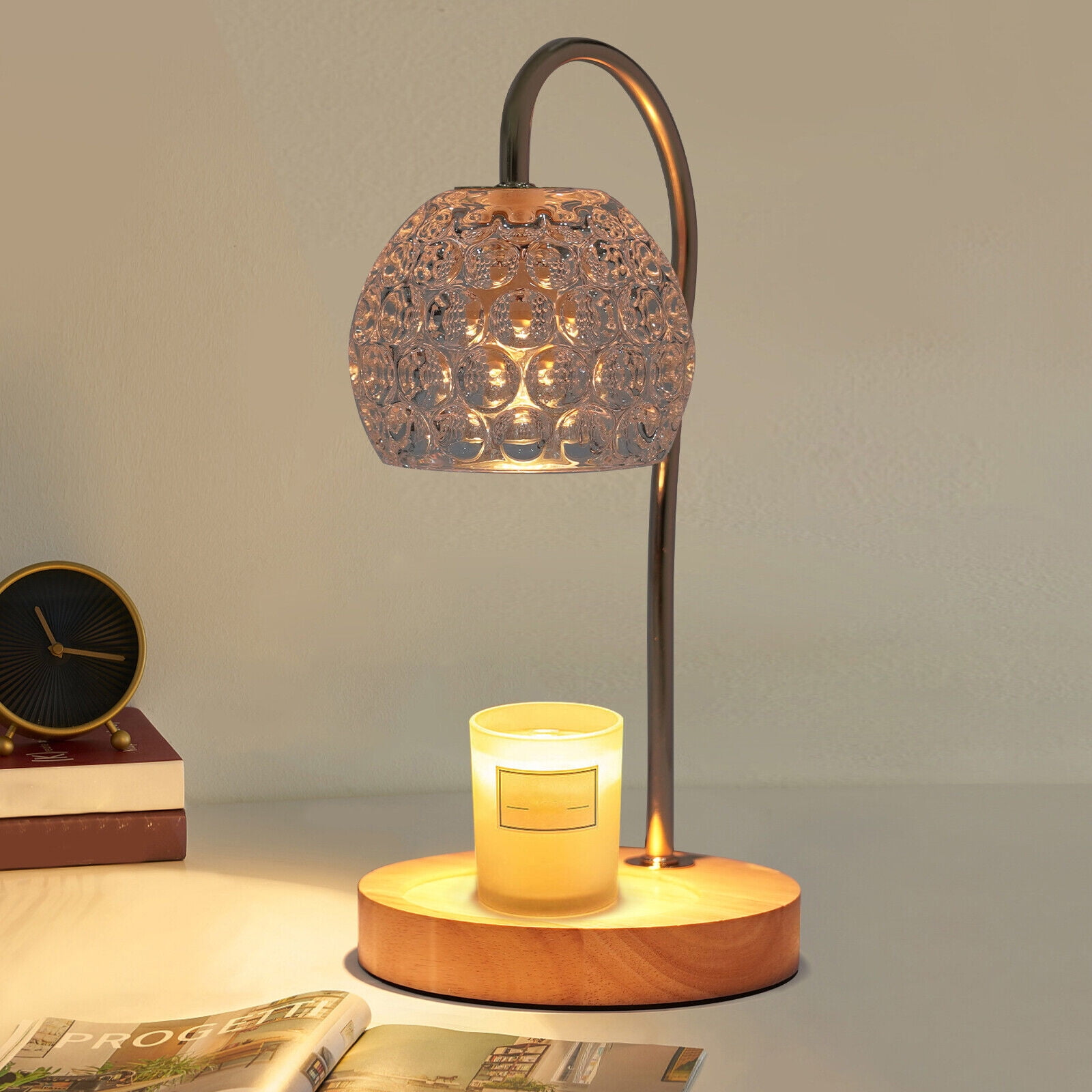 Candle Warmer Lamp Dimmable with Timer Candle Jar for Scented Wax