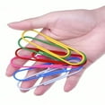 thumbnail image 3 of LNGOOR 20pcs Large Creative Colorful Binder Clips Metal Coated Plastic Bookmark Paper Clips Cartoon Mix-Color Binder Clips, 3 of 6