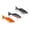 Style B, variant on Almencla 3 Pieces Fishing Lures Lifelike Hard Baits Hard Lures for Perch Pike Catfish A