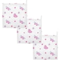 thumbnail image 7 of Dreamtimes 3 PCS Colorful Butterflies Daisy Flowers Baby Muslin Washcloths, Face Towel Burp Cloths Ultra Soft Absorbent Cotton Bath Wipes Towels for Newborn Boys Girls, 7 of 7