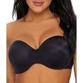 thumbnail image 1 of Women's Vanity Fair 74202 Nearly Invisible Strapless Underwire Bra (Black 36D), 1 of 2