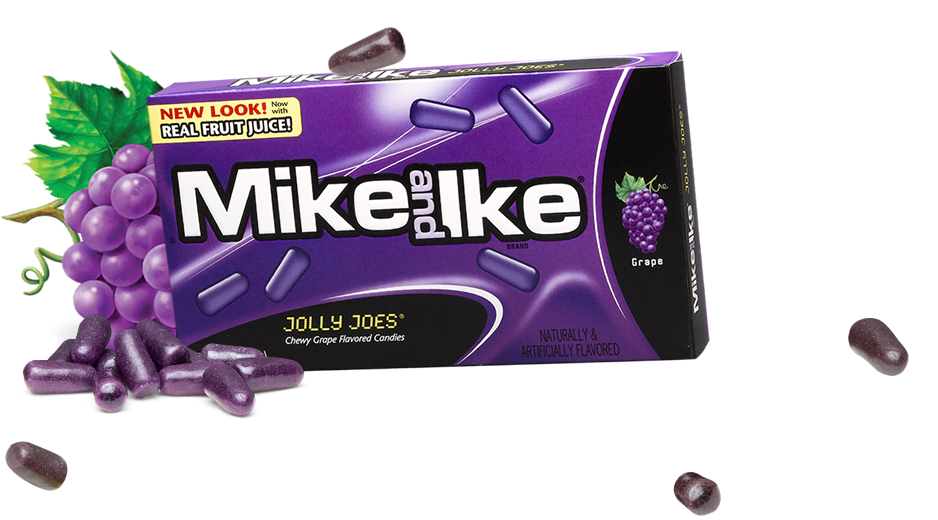 MIKE AND IKE® JOLLY JOES® 4.25 oz (GRAPE) Theater Boxes - Walmart.com