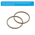 thumbnail image 4 of Uxcell Beading Hoop Earrings, 60Pcs Round Copper Hoop Earring for DIY Crafts Jewelry Making(16mm, Bronze Color), 4 of 6