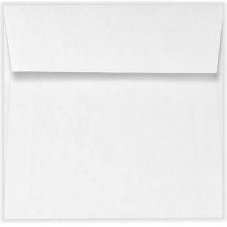 6 1/4 x 6 1/4 Square Envelopes - White - 100% Recycled (250 Qty.)