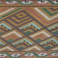 thumbnail image 1 of Ahgly Company Machine Washable Indoor Square Transitional Bakers Brown Area Rugs, 3' Square, 1 of 7
