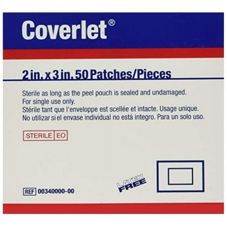2" x 3" Fabric Adhesive Bandages, 50 Each