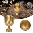 thumbnail image 4 of Wine Goblet, Collection Gift Brass Goblet Retro Goblet  For Friends For Party, 4 of 8