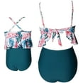 thumbnail image 3 of Girls Swimsuit Two Pieces Bikini Set Ruffle Falbala Swimwear Bathing Suits, 3 of 8