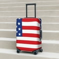 thumbnail image 5 of Uemuo America Flags3 Printed Washable Luggage Cover - Fashion Suitcase Protector Fits 18-32 Inch Luggage -Medium, 5 of 9