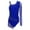 Royal Blue, variant on TiaoBug Women Shiny Rhinestone Gymnastics Leotard Dance Top One Shoulder Fringe Tassel Figure Skating Bodysuit Navy Blue M