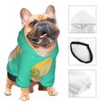 thumbnail image 3 of Balery Sunflower Gnomes5 Sudadera con Capucha para Perros Pequeños – Ropa para Mascotas, Disfraz para Perros y Gatos, Ideal para Fiestas y Cosplay-X-Large, 3 of 7