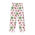 thumbnail image 5 of Xecao Hand Drawn Watermelon Men's Straight Lounge Pajama Pants: The Ultimate in Comfortable Sleepwear, 5 of 9