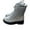 Silver, variant on Busydd Women's Boots Trendy Round Toe Lace up Boots for Women Casual Chunky Heel Sequin Mid Calf Boots for Women 6