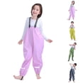 thumbnail image 5 of Rain Pants, Waterproof Toddler Bib Overalls, Bo_ys G_irls Ch_ildren Muddy Buddy Trousers, Adjustable Shoulder Straps Rainwear with Cart_oon Prints for Outdoor Play, 5 of 8