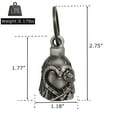 thumbnail image 3 of Dream Apparel 【2Pack】Motorcycle Bells for Biker Good Luck Riding Bells with Hanger Motorcycle Accessory or Keychain for Luck, 3 of 5