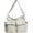 Beige, variant on Kukuzhu Handbag for Women Multi-pockets Tote Shoulder Bag Leater Purse Ladies Chic Satchel Hobo Bags