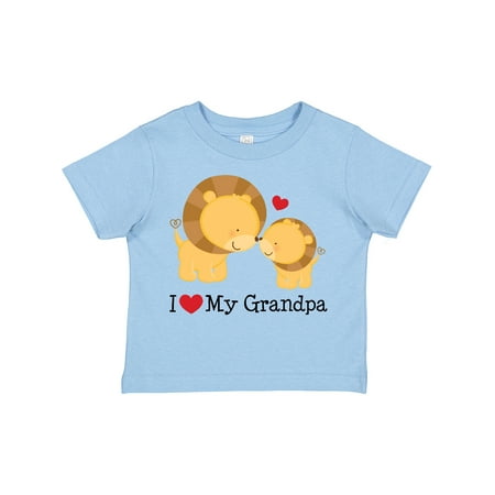

Inktastic I Love My Grandpa Boys or Girls Toddler T-Shirt