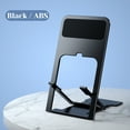 thumbnail image 2 of Foldable Mobile Phone Holder Desktop Phone Holder Stand Portable Lazy Flat Folding Stand Desktop Abs Mobile Phone Stand Tablet Folding Bracket Mobile Phone Stand Holder, 2 of 2