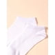 thumbnail image 4 of 5/10/20 pares de calcetines náuticos invisibles de corte bajo para mujer, calcetines tobilleros invisibles de verano, calcetines de algodón transpirables informales de Color sólido, 4 of 5