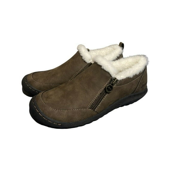 Jsport Ladie's Slip on Shoes, Brown, New, Memory Foam Insole SIZE 6.5