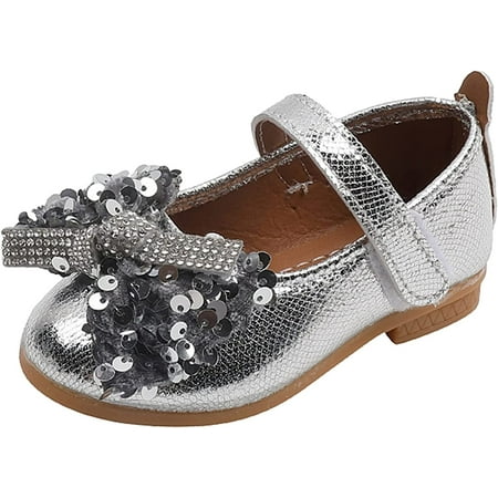 

QWZNDZGR Non Slip Soft Sole PU Leather First Walkers Flats Comfortable Girls Dress Shoes Baby Girls Infant Lace Floral Mary Jane