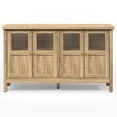thumbnail image 4 of May in Color 55'' Sideboard Buffet Cabinet with Adjustable Shelves and Acrylic Accents, Wood Credenza for Living Room, Entryway, Dining Room, 4 of 11