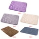 thumbnail image 5 of Inteprter Cobblestone Flower antideslizante interior absorbente lavable puerta Mat lavable puerta Mat alfombra baño cocina franela alfombra Decoración del hogar flor y gris, 5 of 6
