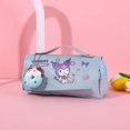 thumbnail image 3 of Sanrio-estuche periférico Cinnamoroll Kuromi Melody para estudiantes, gran capacidad, papelería, lápices, bolsa, Anime, regalos de cumpleaños, 3 of 4