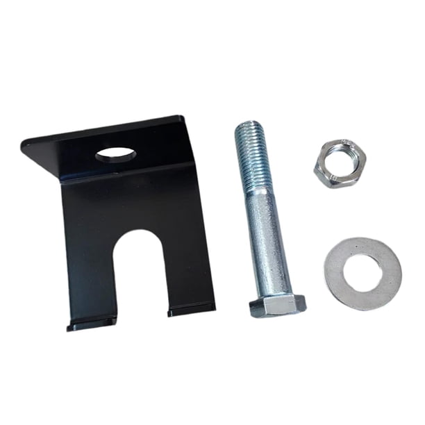 Soporte de pared para barra con tornillos, multiusos, para barra de 26 mm negro