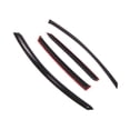 thumbnail image 2 of Tuningpros WD2-499 Outside Mount Window Visor Deflector Rain Guard Dark Smoke 4 Pcs Set For 2005-2011 Audi A6, 2 of 5