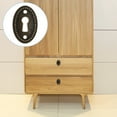 thumbnail image 3 of Miangastore 20pcs Oval Decorative Keyhole Cover Keyhole Plate for Dresser Drawer, 3 of 8