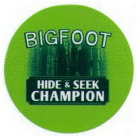 Bigfoot Hide and Seek Champion Button SB4582