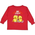thumbnail image 3 of Inktastic Big Sister Duck Girls Long Sleeve Toddler T-Shirt, 3 of 5
