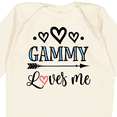 thumbnail image 4 of Inktastic Gammy Loves Me Grandchild Girls Long Sleeve Baby Bodysuit, 4 of 5