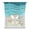 Green, variant on Turquoise Beach Tie Up Curtains for Windows, Adjustable Rod Pocket Valance Shade, Abstract Ripple Gradient Ocean Sand Light Filtering Window Treatment for Kitchen Bedroom Living Room 34"x 45"