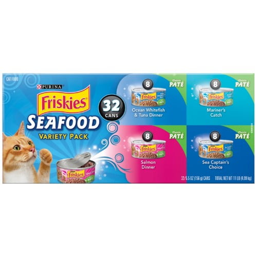 Friskies Seafood Variety Canned Cat Food