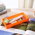 thumbnail image 3 of Storage Box Pencil Case Multicolored Large Storage Box Brush Capacity Multipurpose Transparent Makeup Tool Holder Cosmetic Boxes Blue, 3 of 9