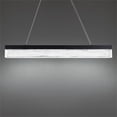 thumbnail image 2 of WAC Lighting Effervescent 45" LED 3000K Transitional Aluminum Pendant in Black, 2 of 5