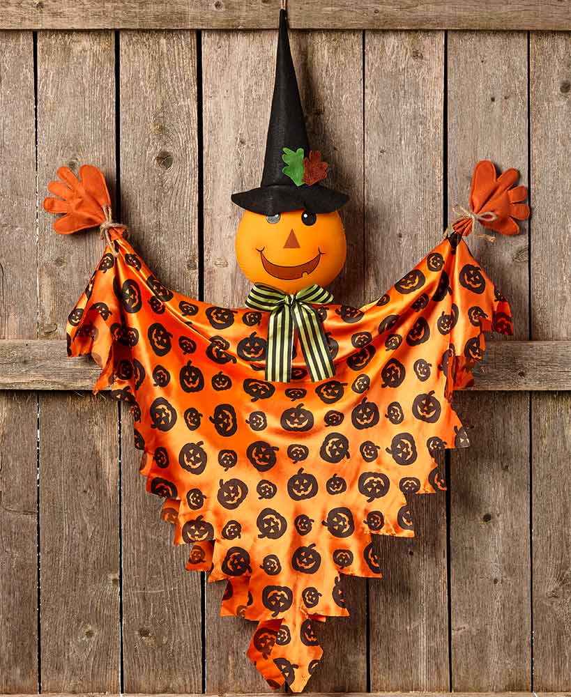 The Lakeside Collection Hanging Halloween Decor Pumpkin